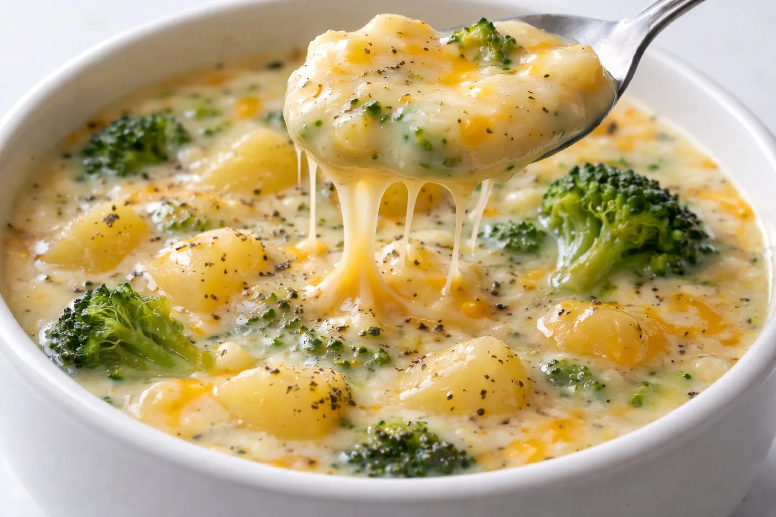 Potato Broccoli Cheddar Soup
