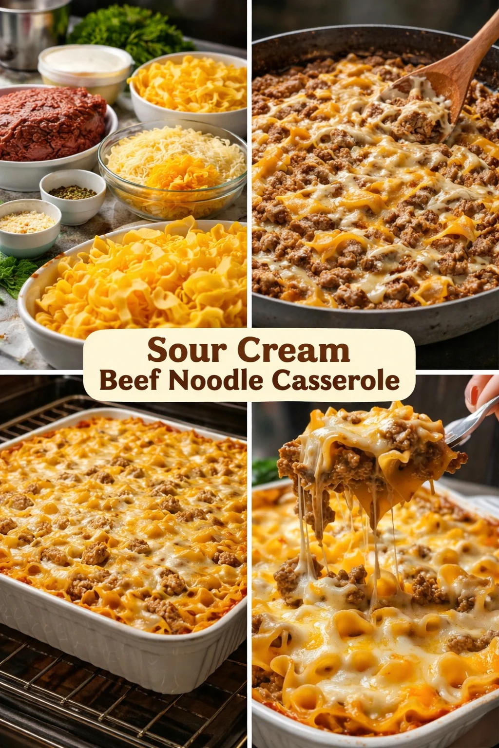 Sour Cream Beef Noodle Casserole