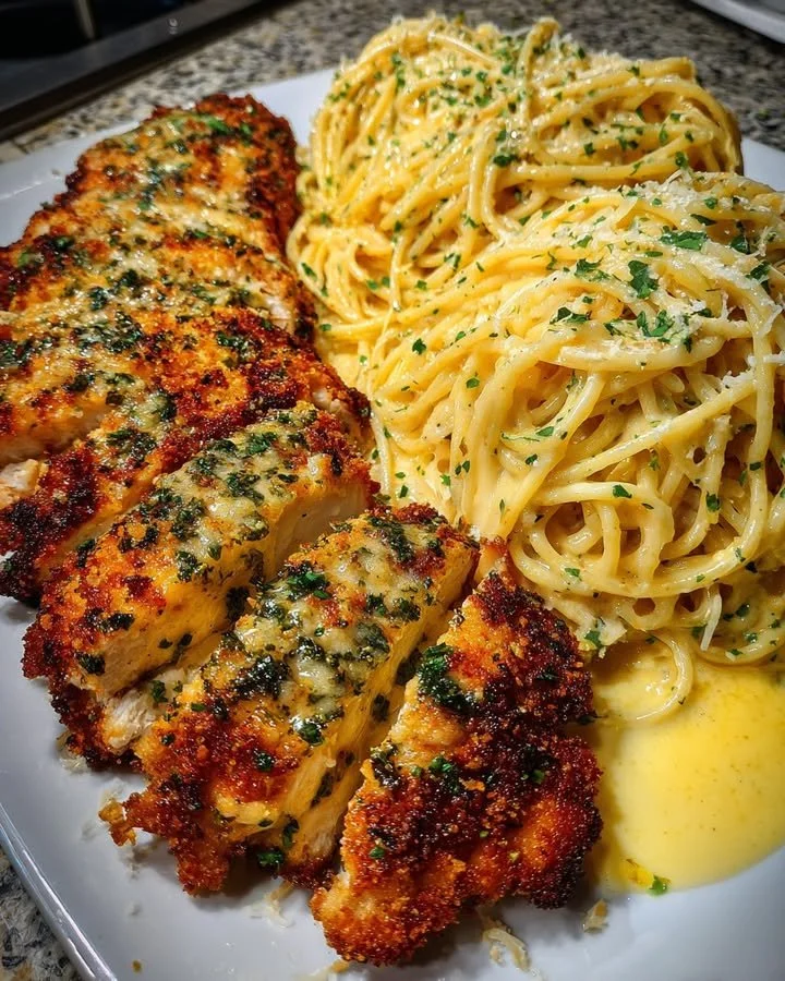 Creamy Baked Caesar Chicken And Spaghetti Recipe For Busy Weeknights