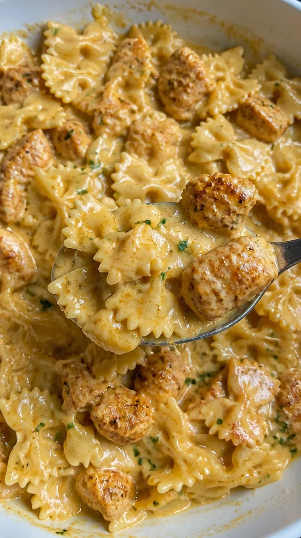 Creamy Cajun Bowtie Pasta Recipe With Garlic Sauce For Family Dinner
