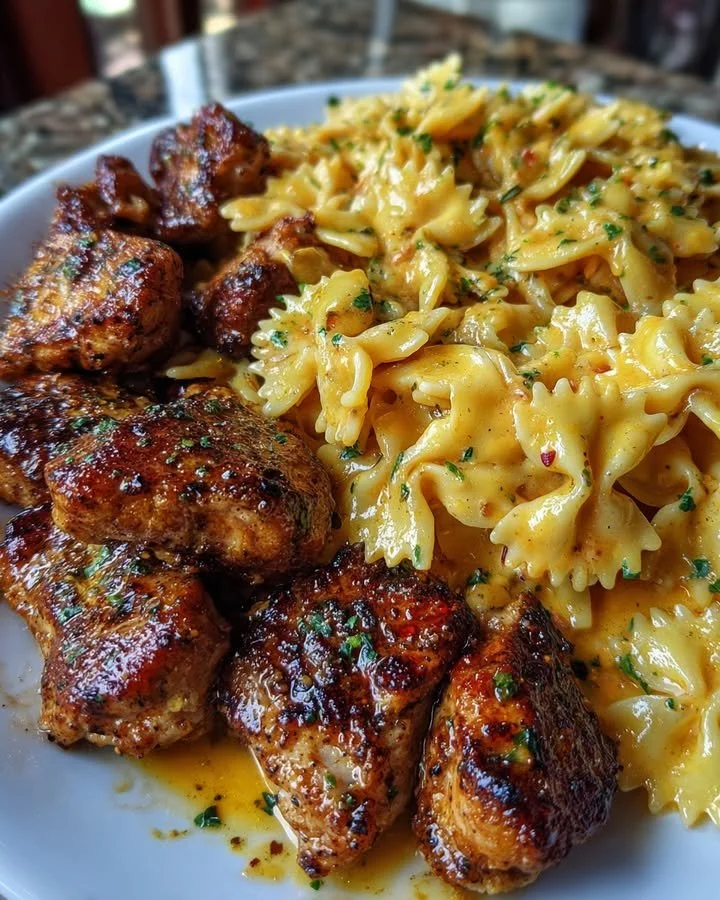 Creamy Cajun Bowtie Pasta Recipe With Garlic Sauce For Family Dinner