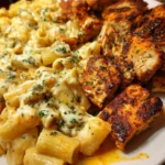 Creamy Cajun Garlic Butter Chicken dish with Velveeta cheese