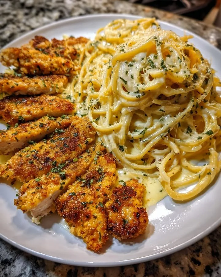 Creamy Cajun Garlic Butter Chicken Spaghetti Recipe For Family Dinner