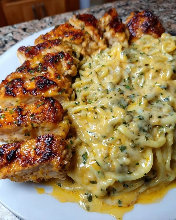 Creamy Cajun Garlic Butter Chicken Spaghetti Recipe for Family Dinner