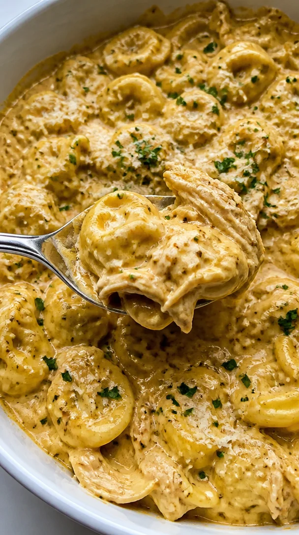 Creamy Cajun Garlic Chicken Tortellini Recipe For Family Dinner