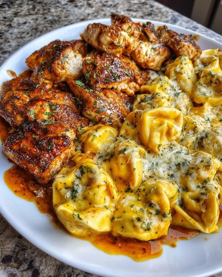 Creamy Cajun Garlic Chicken Tortellini Recipe for Family Dinner