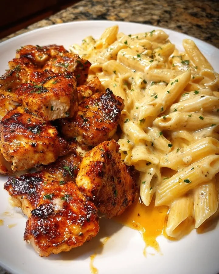 Creamy Chicken Penne Recipe with Alfredo for Family Dinner