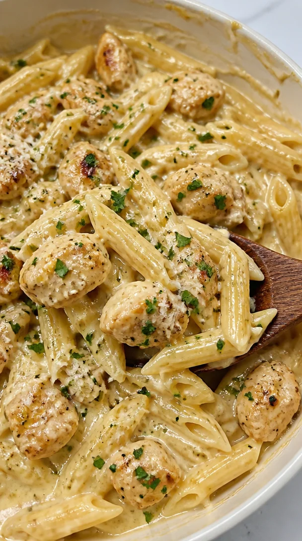 Creamy Garlic Chicken Penne With Chicken For Family Dinner