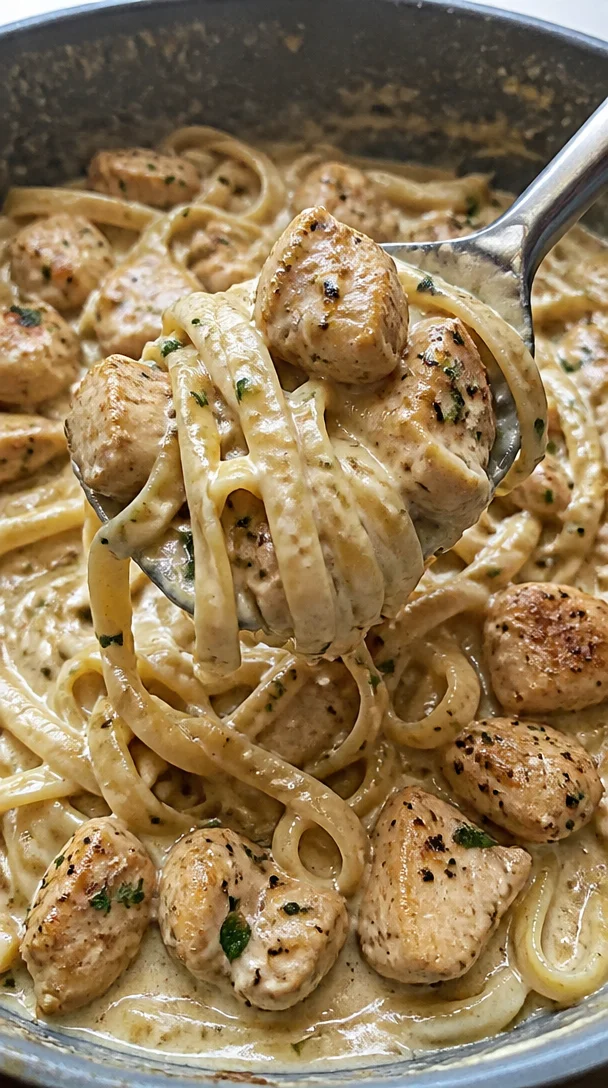 Creamy Garlic Ranch Chicken Linguine Recipe for Family Dinner