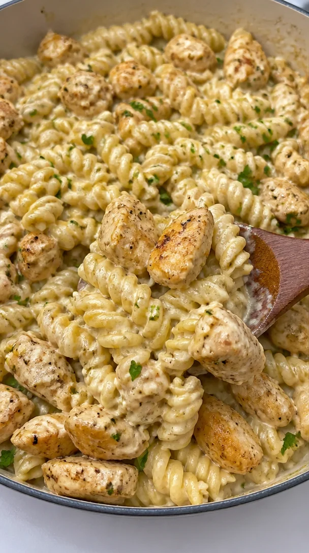 Creamy Garlic Ranch Chicken Rotini Recipe with Chicken for the Week