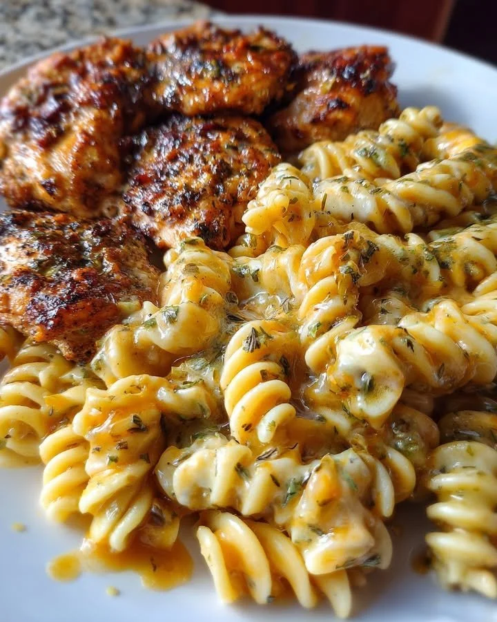 Creamy Garlic Ranch Chicken Rotini Recipe with Chicken for the Week