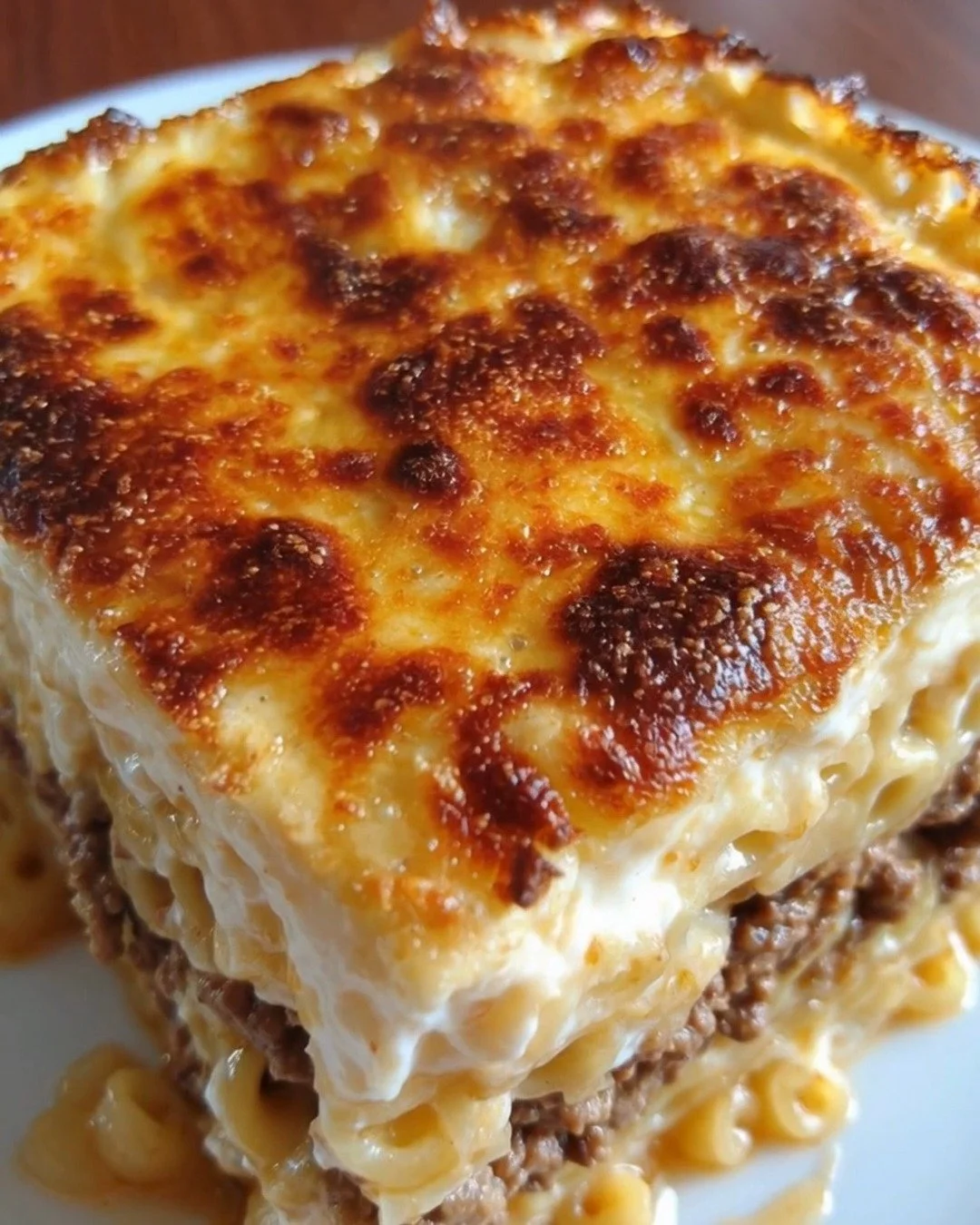 Creamy Pastitsio Recipe with Bechamel and Parmesan for Family Dinner