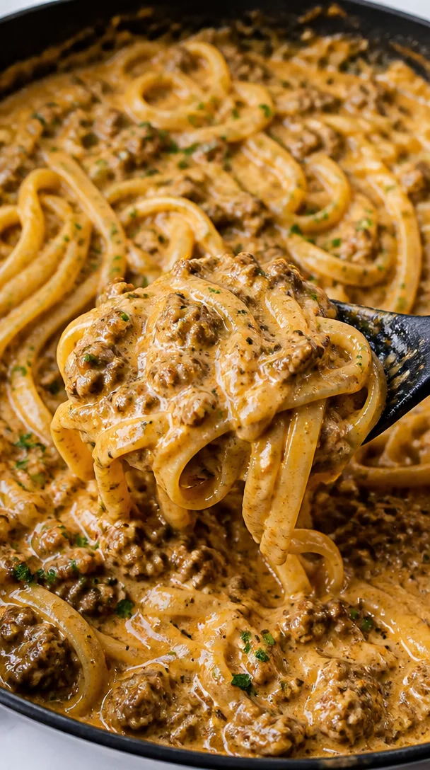 Creamy Spicy Cajun Beef Fettuccine Recipe For Busy Weeknights