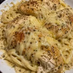 Delicious cheesy mozzarella chicken prepared in a slow cooker