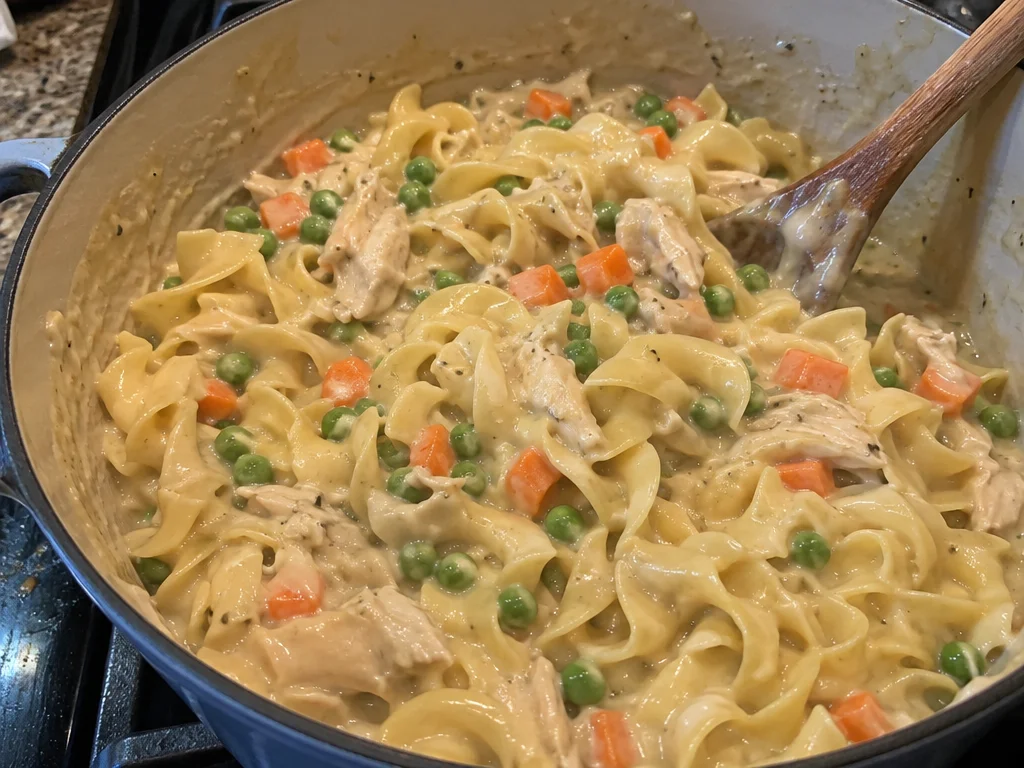 Chicken Pot Pie Pasta