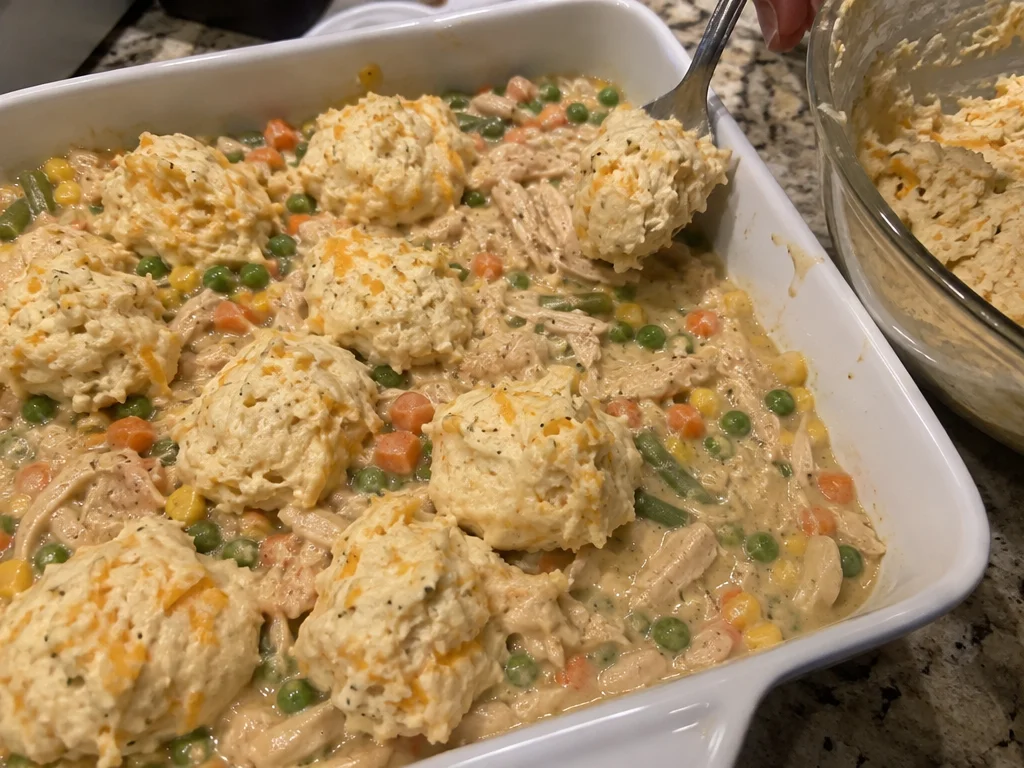 Chicken Pot Pie with Cheddar Bay