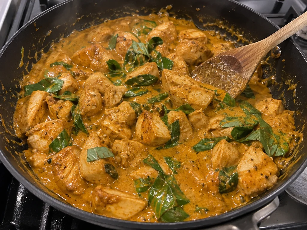 Coconut Basil Spiced Chicken with Rice