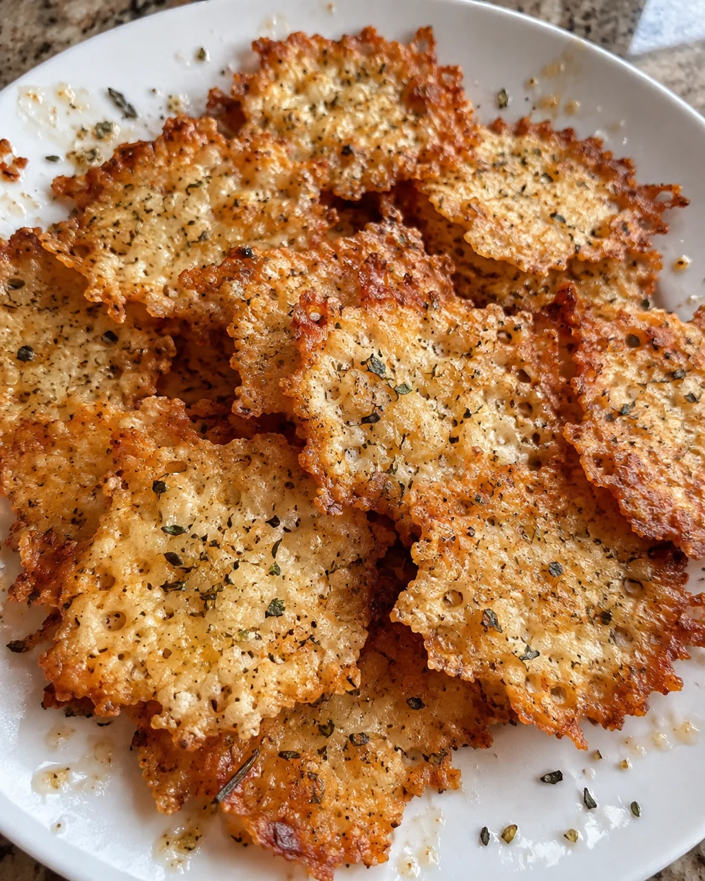 Cottage Cheese Crispy Chips