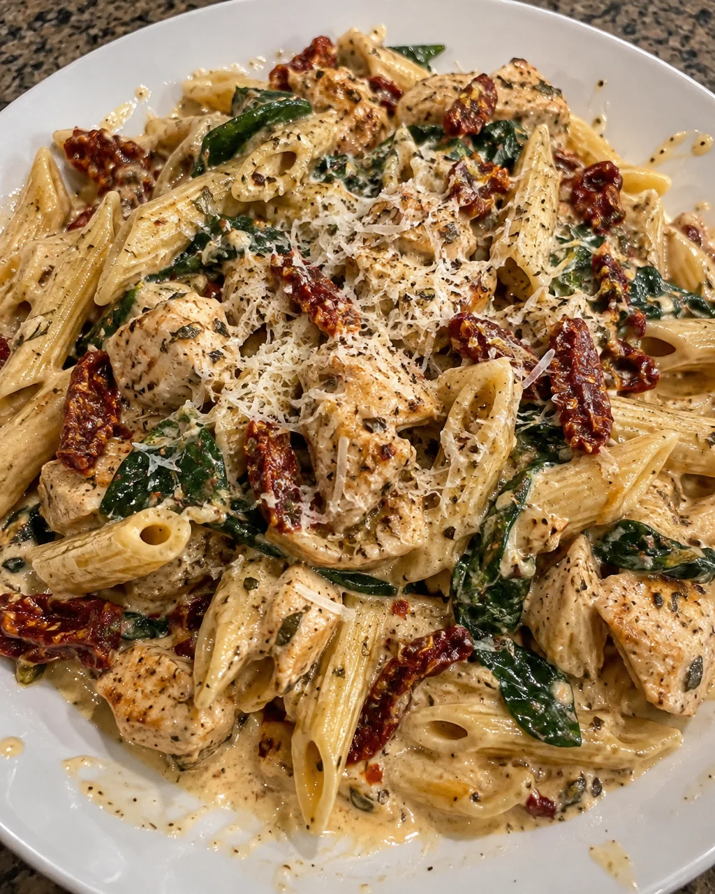 Creamy Chicken Pasta with Sun-Dried Tomatoes
