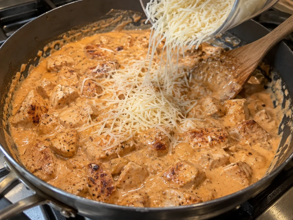 Creamy Parmesan Chicken Pasta