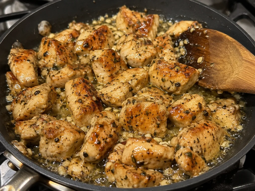 Creamy Parmesan Pasta with Garlic Butter Chicken